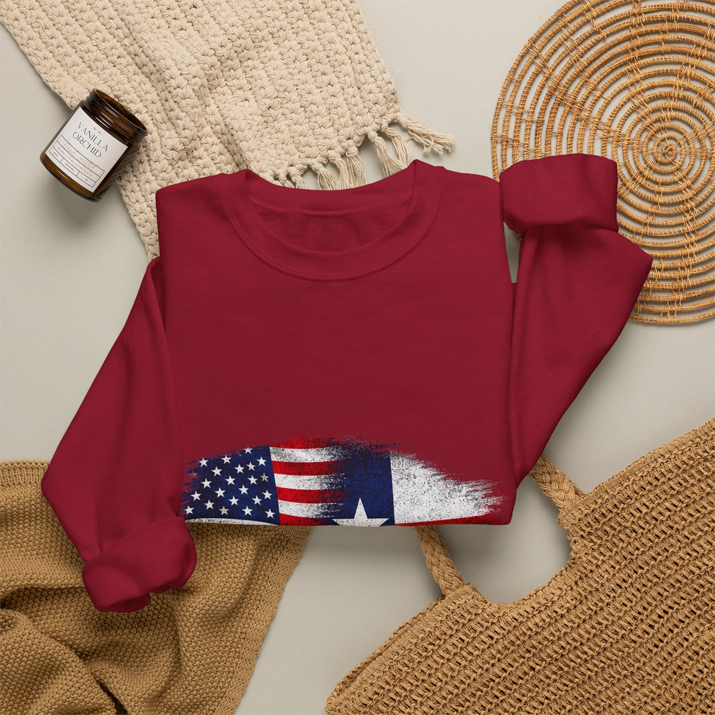 American by Birth, Texan by Choice - Crewneck Sweatshirt