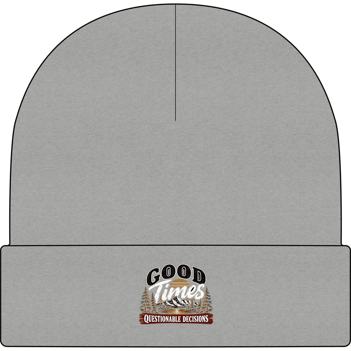 Good Times Questionable Decisions - AS Colour 1107 Cuff Beanie
