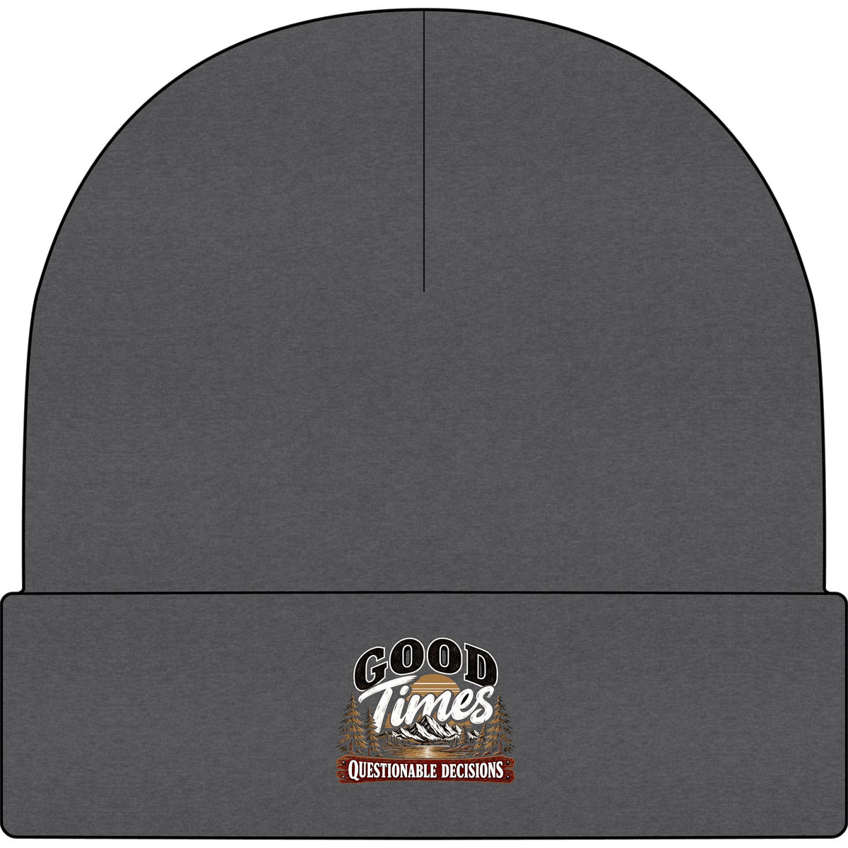 Good Times Questionable Decisions - AS Colour 1107 Cuff Beanie
