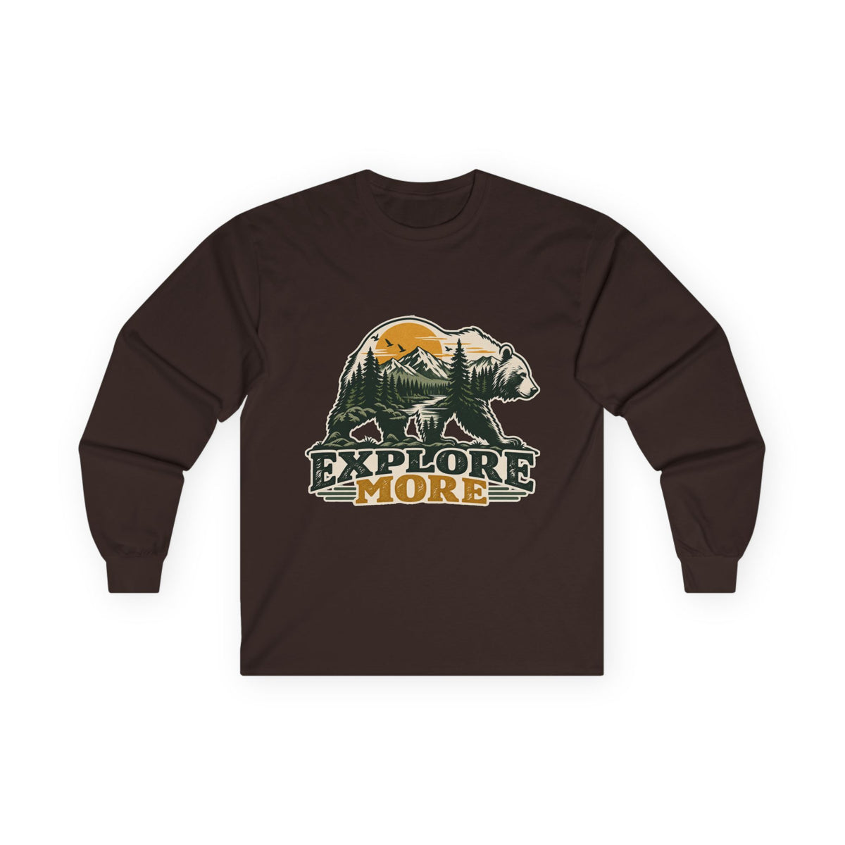 Explore More Bear - Unisex Ultra Cotton Long Sleeve Tee
