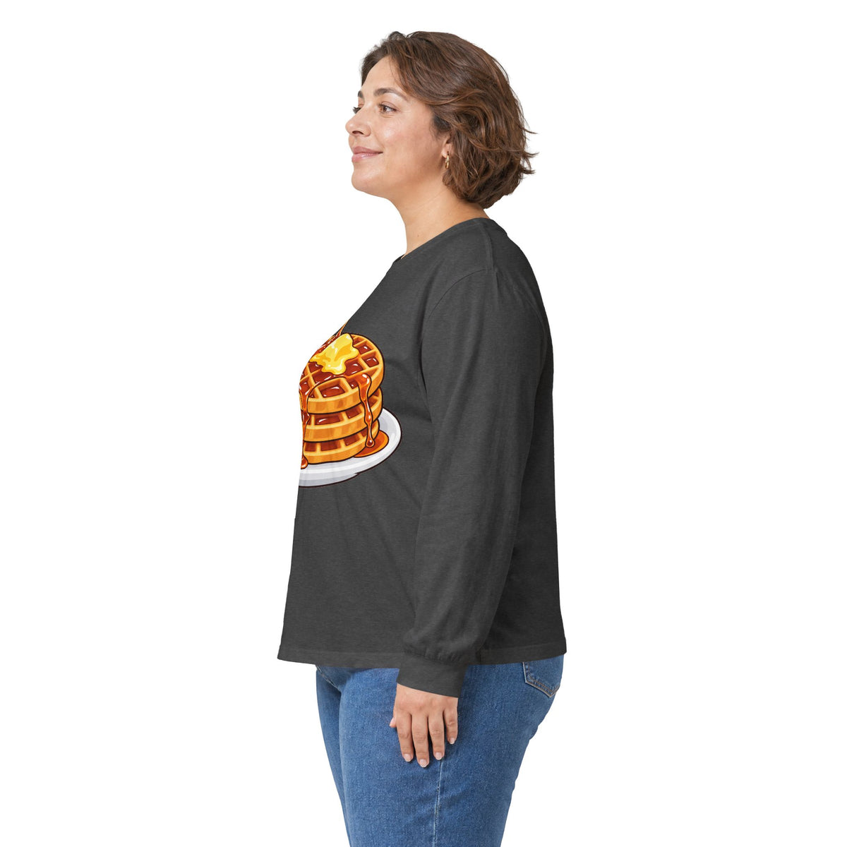 Cartoon Waffles - Unisex Ultra Cotton Long Sleeve Tee