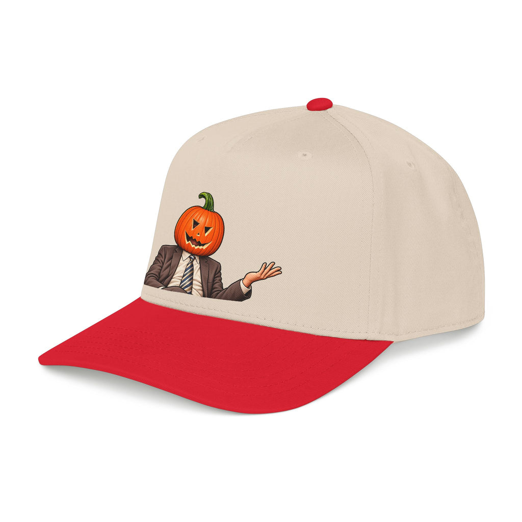 Pumpkin Head Office Cartoon - OTTO Baseball Hat