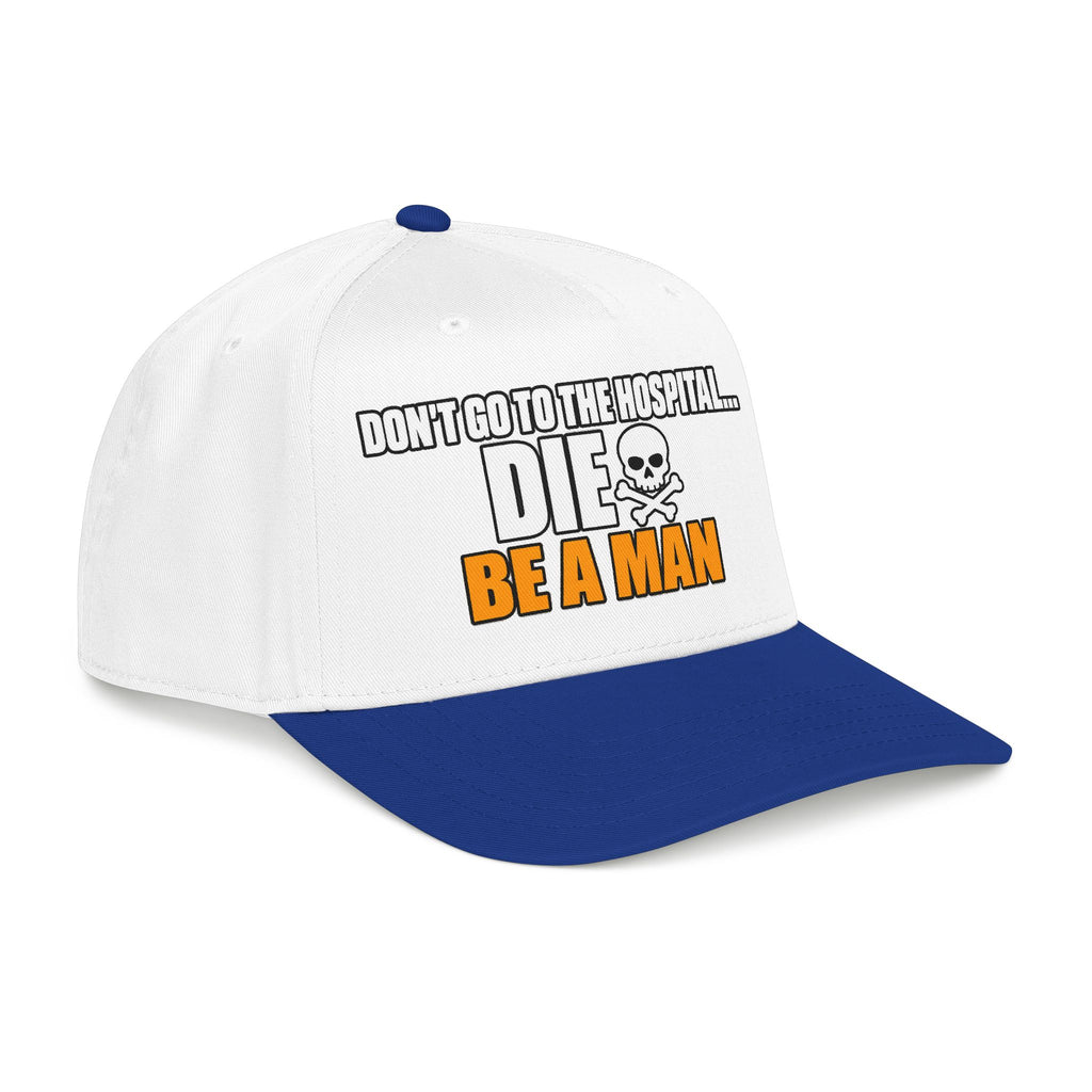 Dont Go to the Hospital - White Outlined - OTTO Baseball Hat