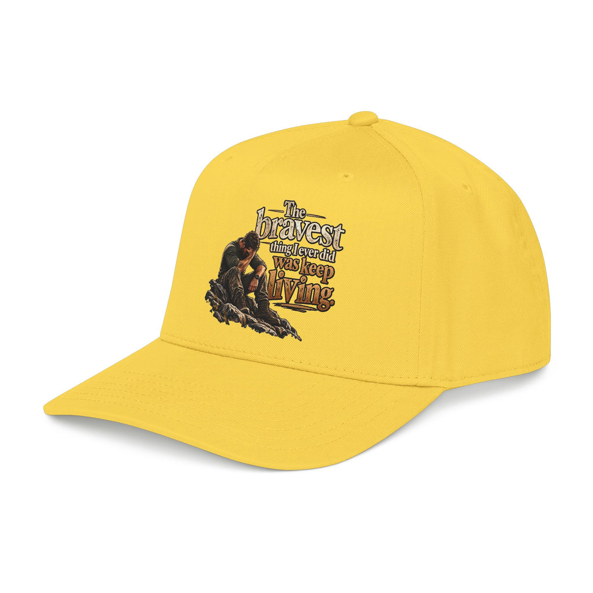 The Bravest Thing I Ever Did Was Keep Living - OTTO Baseball Hat