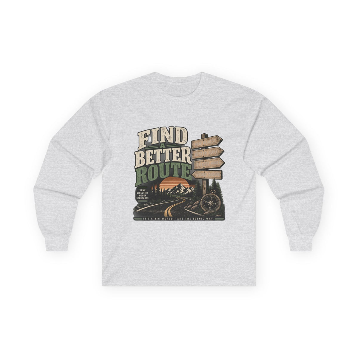 Find A Better Route - Unisex Ultra Cotton Long Sleeve Tee