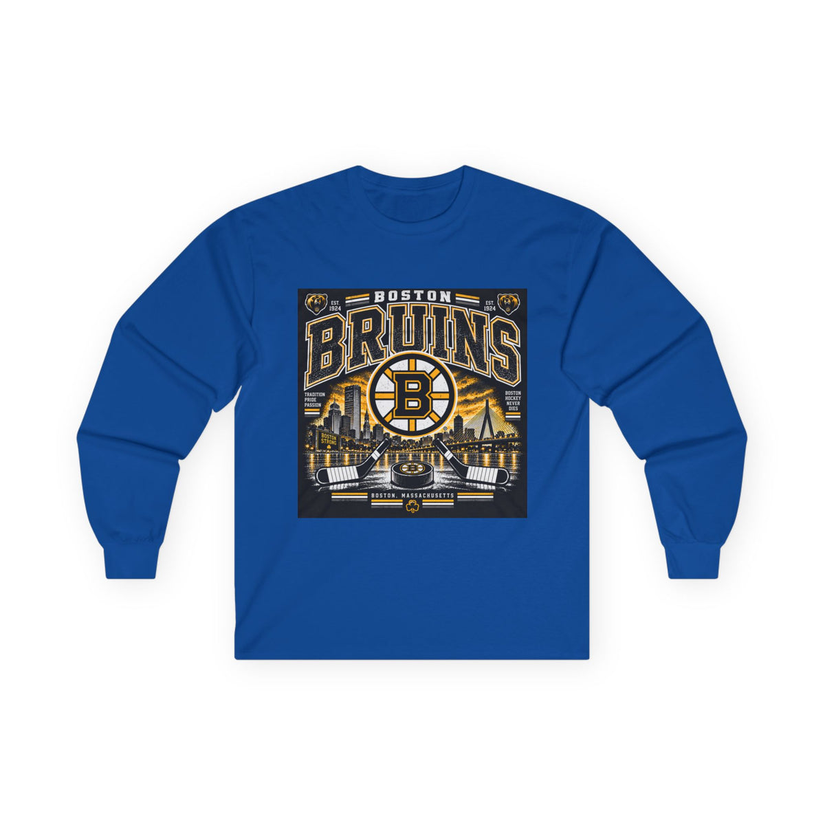 Boston Bruins Heritage - Unisex Ultra Cotton Long Sleeve Tee