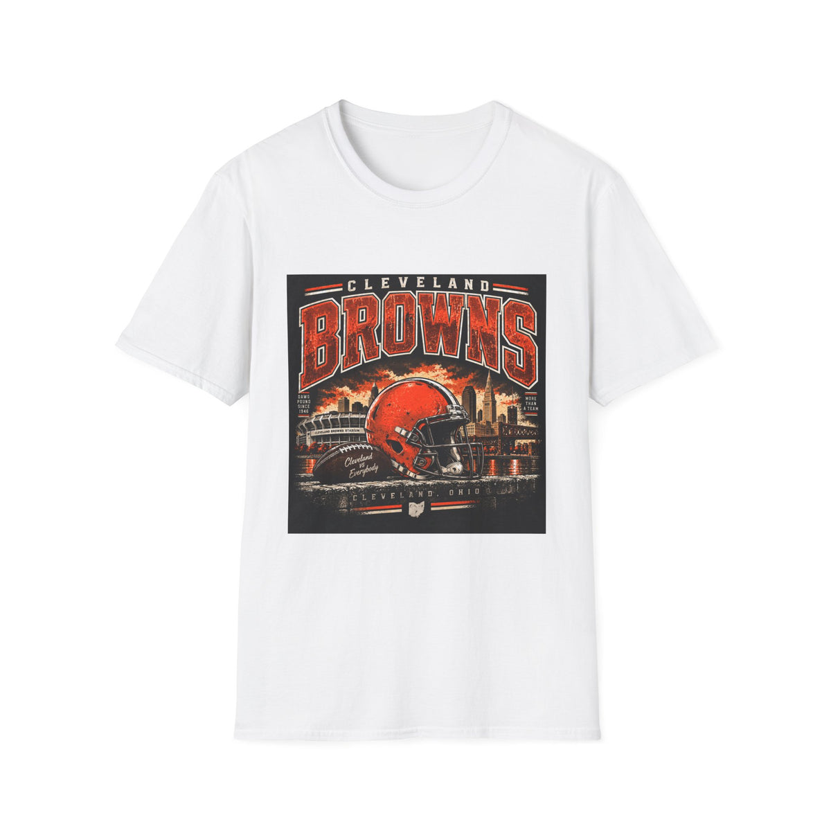 Cleveland Browns Skyline - Classic Tee
