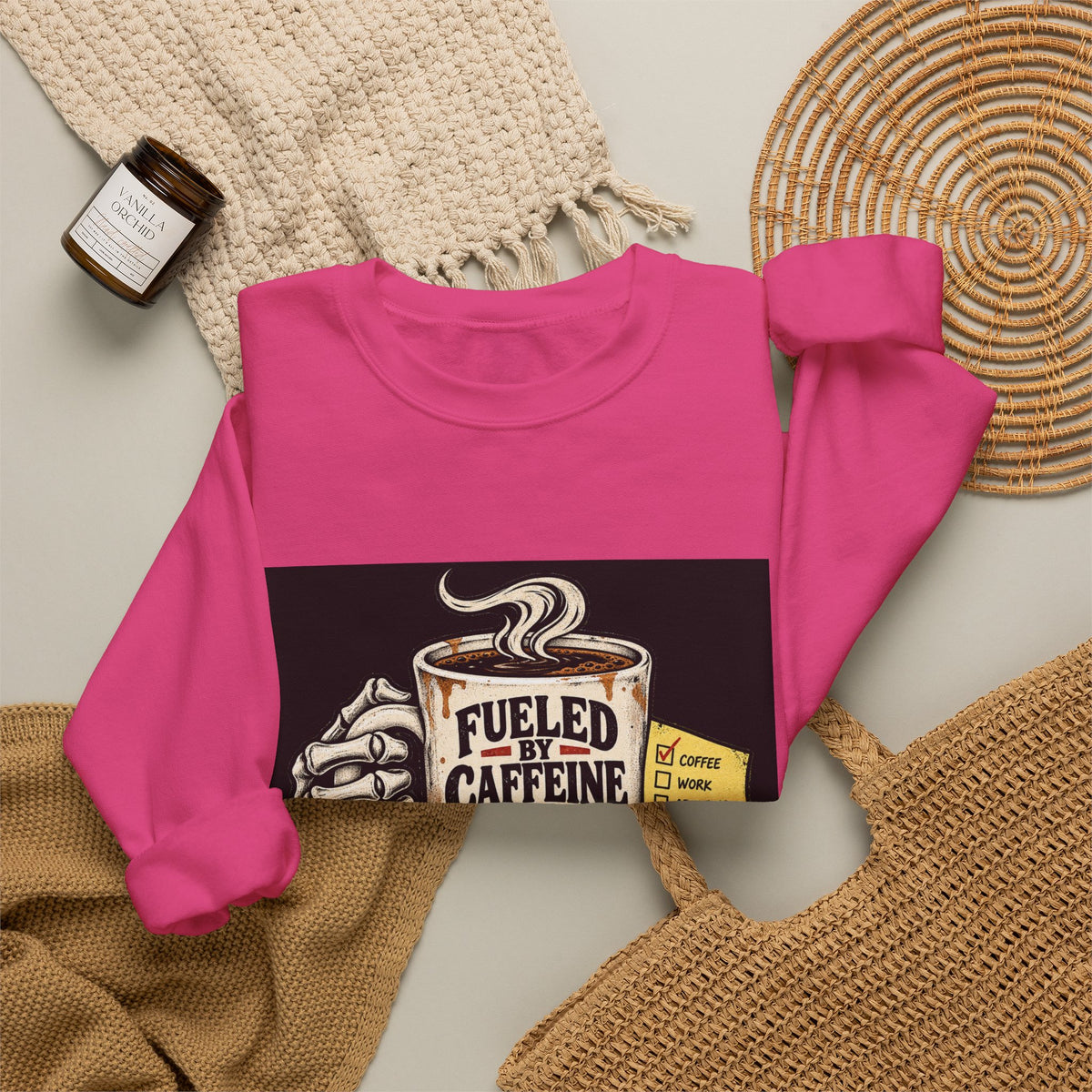 Fueled by Caffeine - Crewneck Sweatshirt