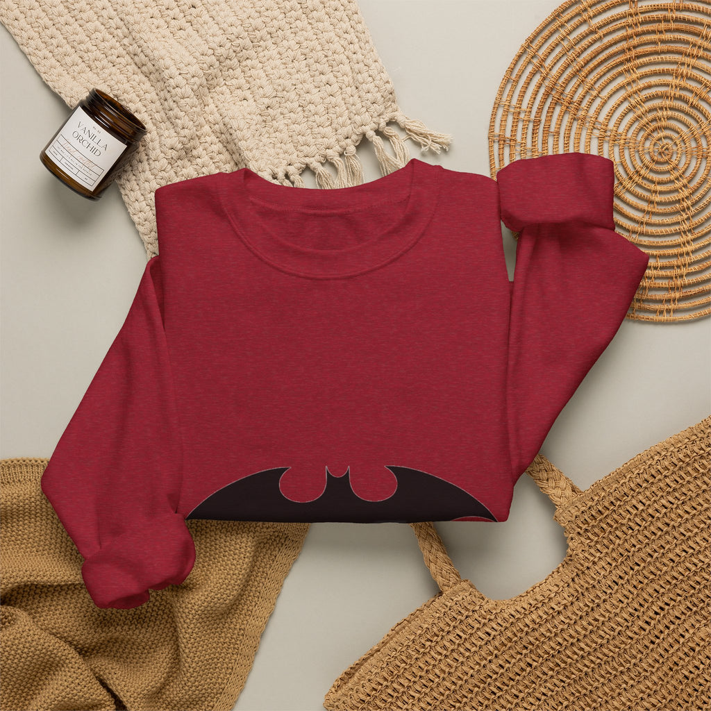 Midnight Bat Emblem - Crewneck Sweatshirt
