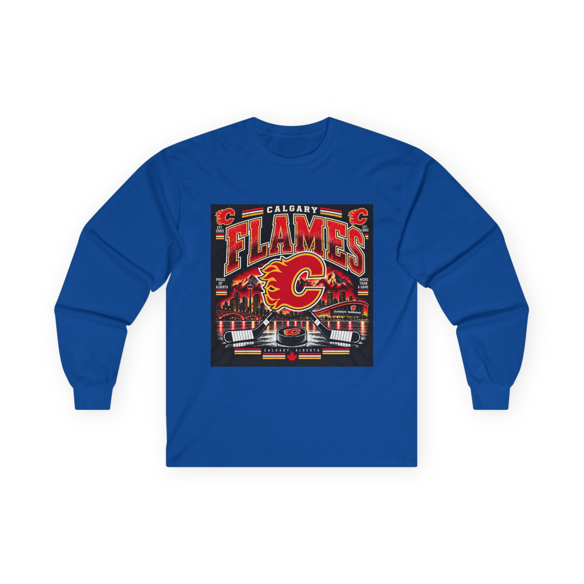 Calgary Flames Pride - Unisex Ultra Cotton Long Sleeve Tee