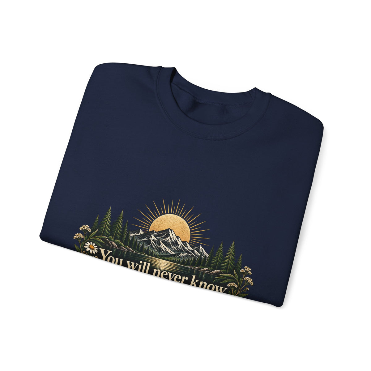 You Will Never Know The Violence It Took To Become This Peaceful - Crewneck Sweatshirt