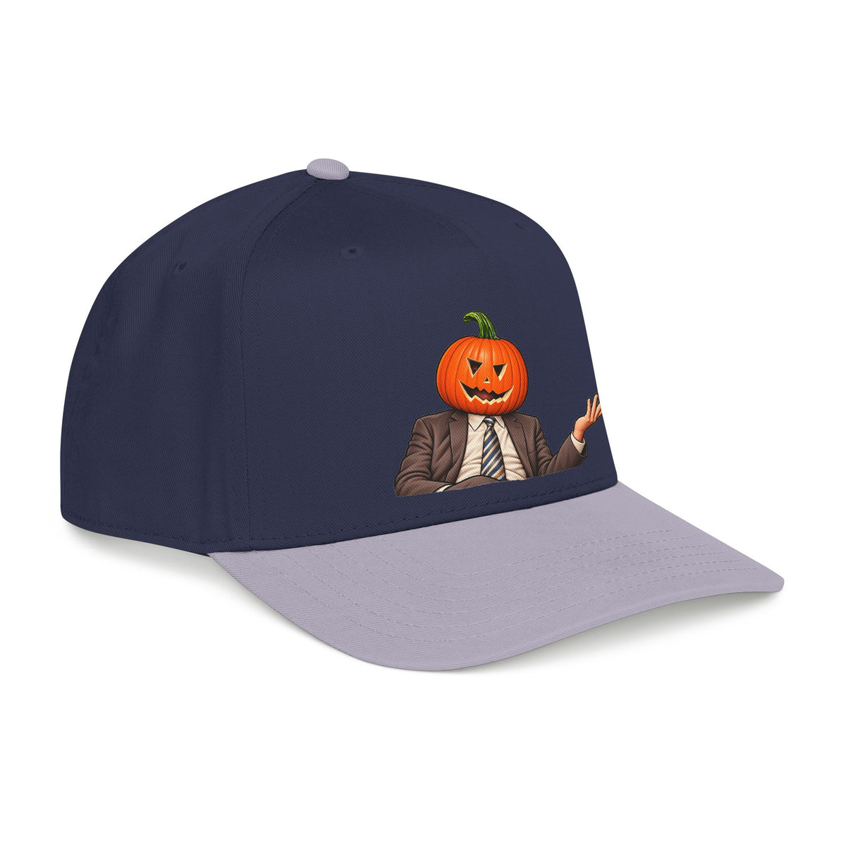 Pumpkin Head Office Cartoon - OTTO Baseball Hat