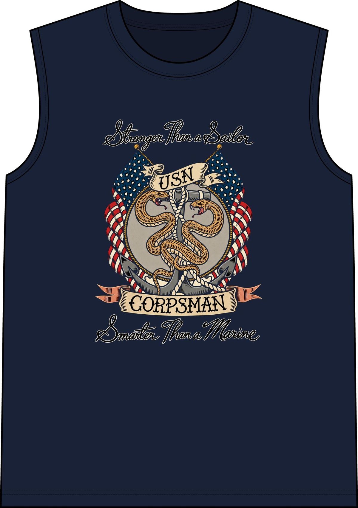 Corpsman Pride Crest - Classic Tank
