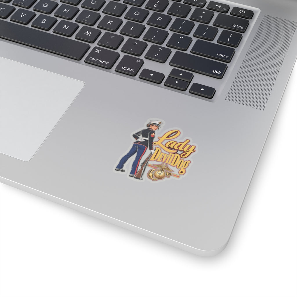 Lady Devil Dog - Kiss-Cut Sticker