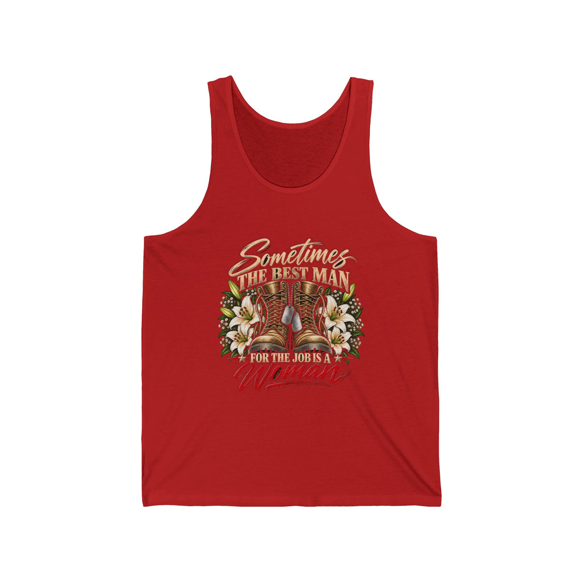 Sometimes Best Man Woman - Athletic Tank
