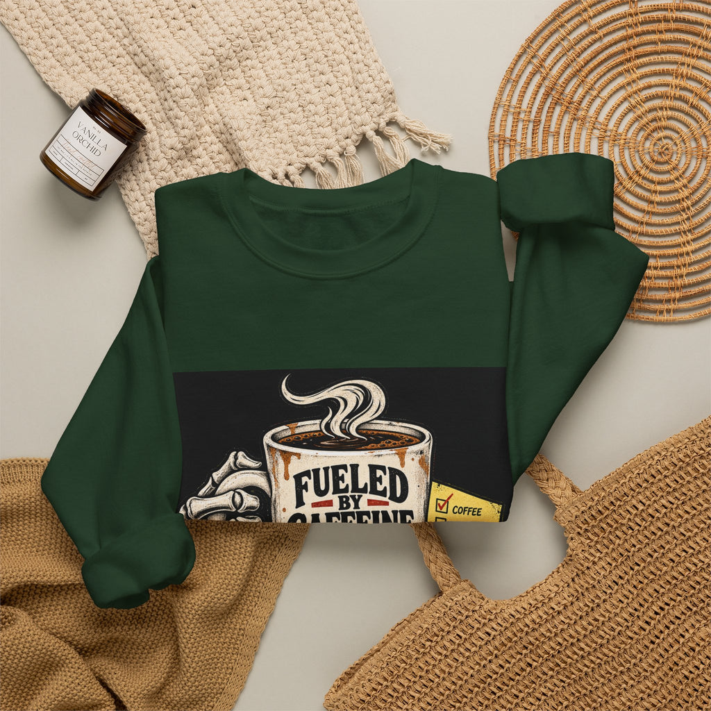 Fueled by Caffeine - Crewneck Sweatshirt