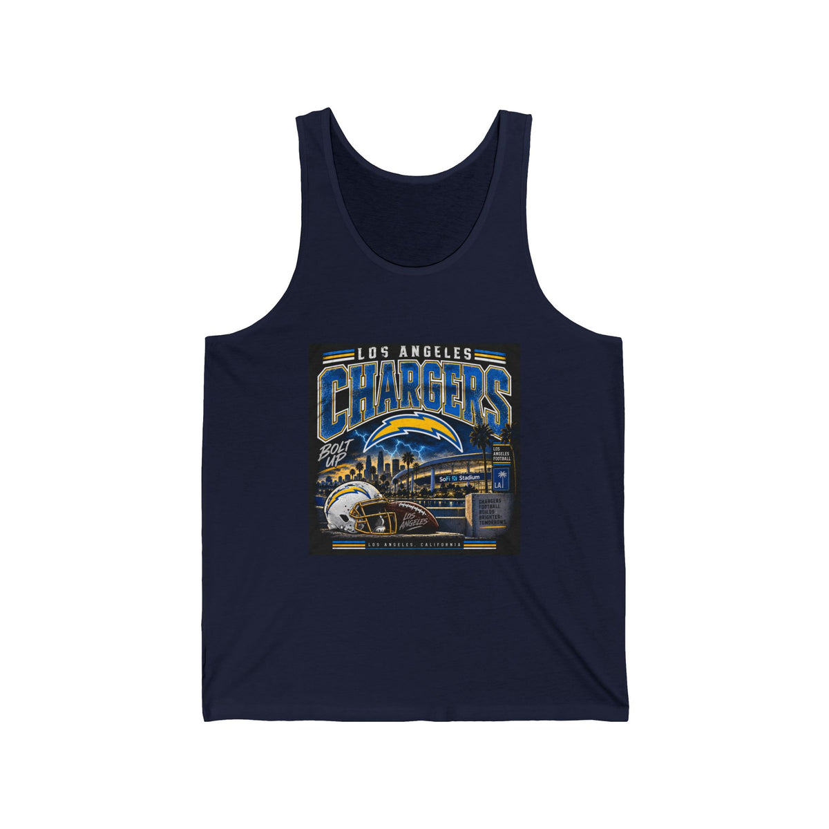 Los Angeles Chargers Bolt Up - Athletic Tank