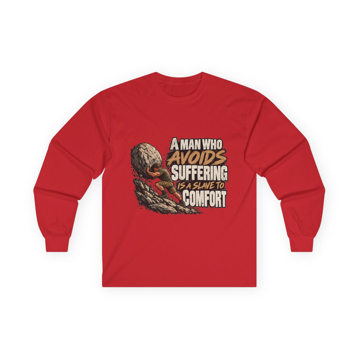 A Man Who Avoids Suffering - Unisex Ultra Cotton Long Sleeve Tee
