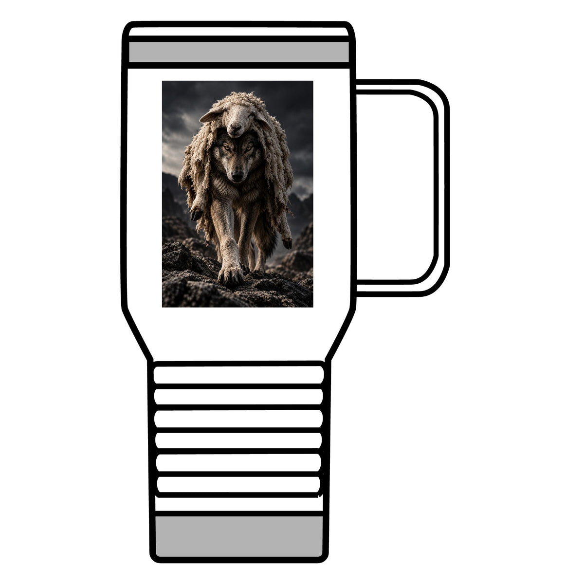Wolf in Sheep's Clothing - 20oz Insulated Mug