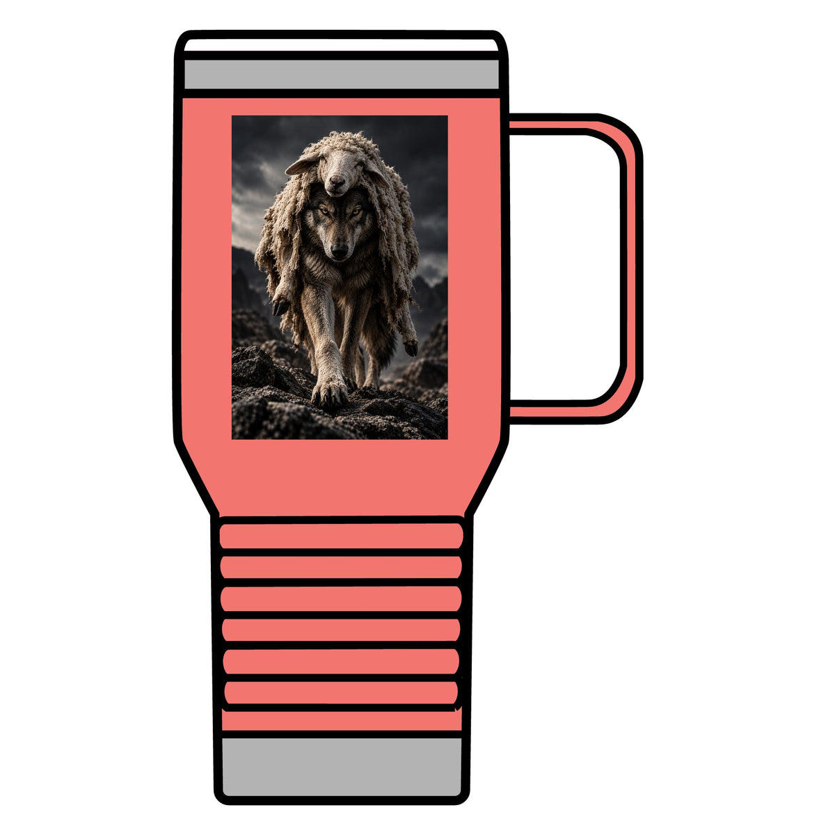 Wolf in Sheep's Clothing - 20oz Insulated Mug