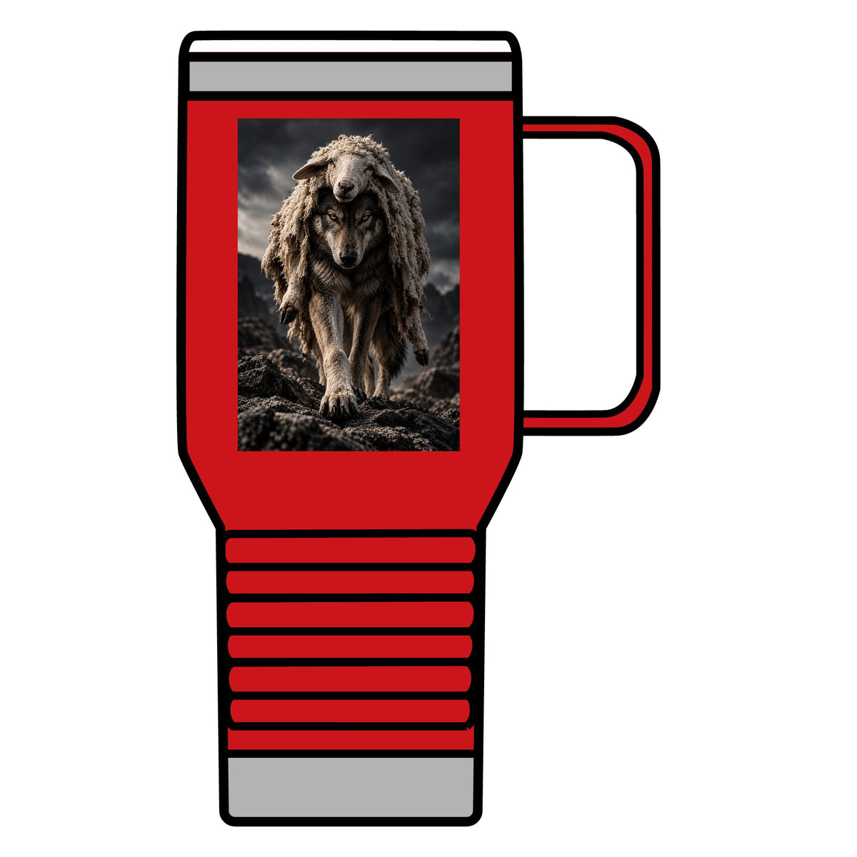 Wolf in Sheep's Clothing - 20oz Insulated Mug