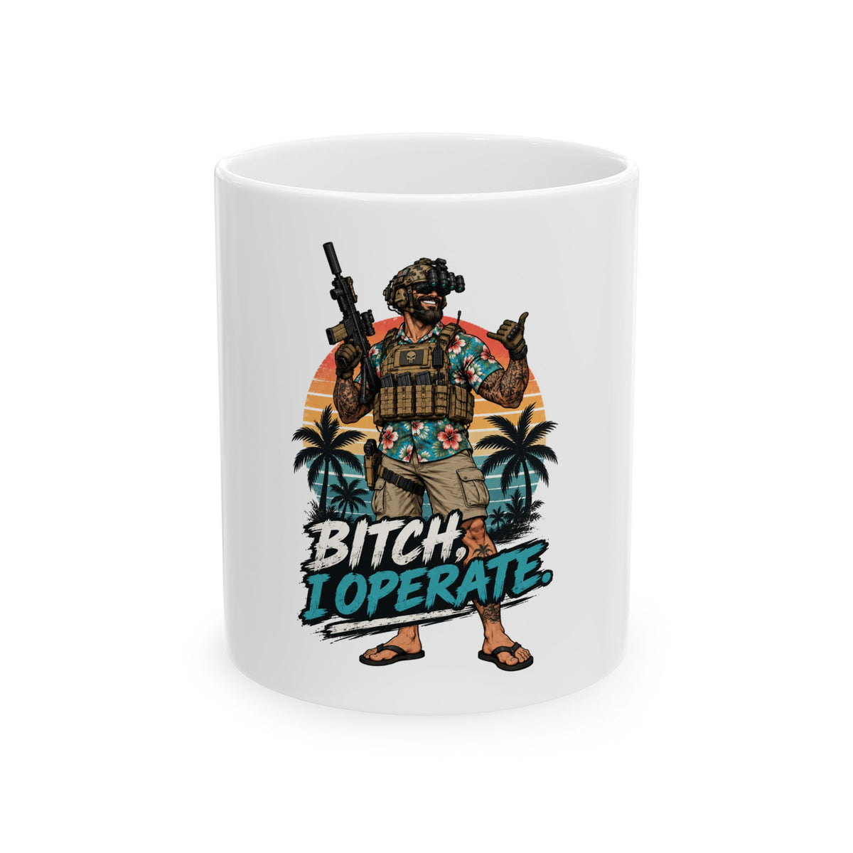 Beach Operator - Ceramic Mug 11oz and 15oz