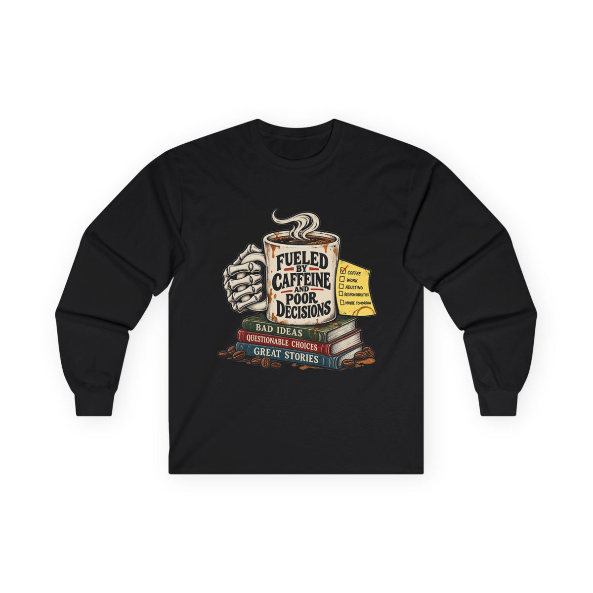 Fueled by Caffeine - Unisex Ultra Cotton Long Sleeve Tee