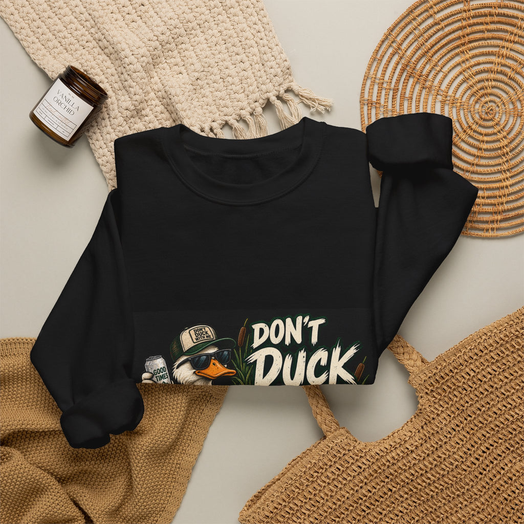 Duck With Me Camo - Crewneck Sweatshirt