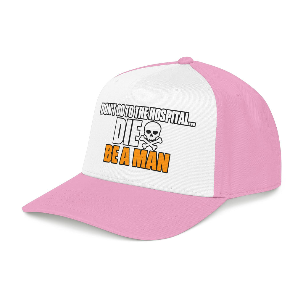 Dont Go to the Hospital - White Outlined - OTTO Baseball Hat