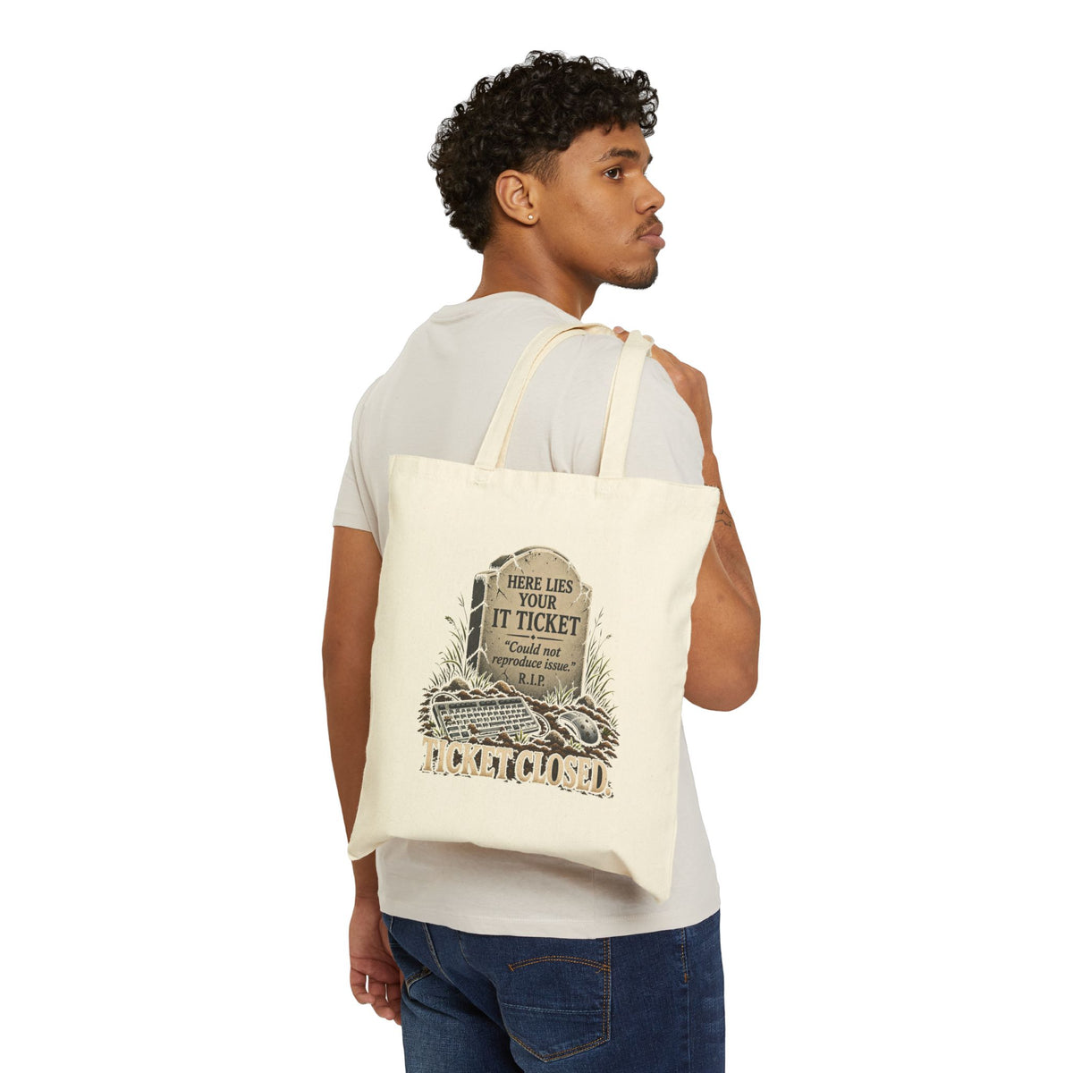 Ticket Closed - Canvas Tote