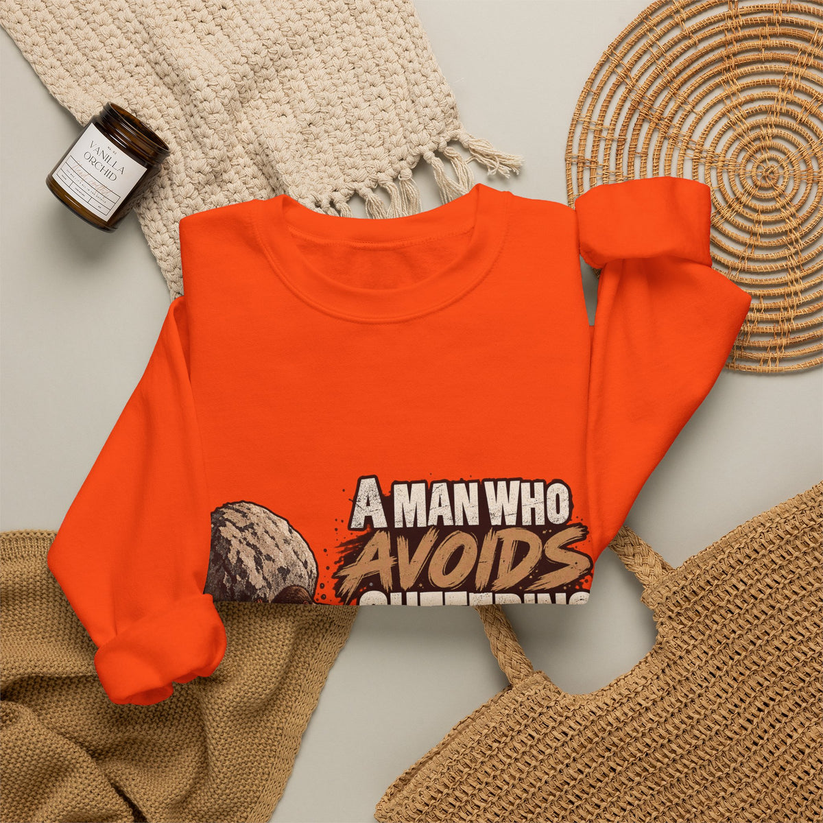 A Man Who Avoids Suffering - Crewneck Sweatshirt