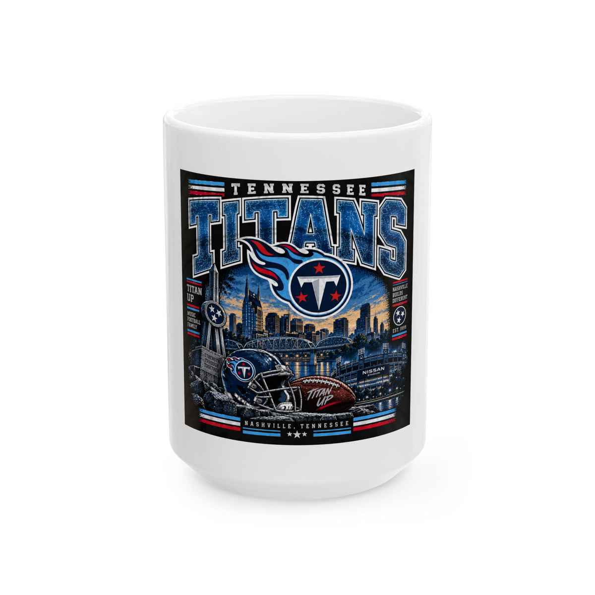 Tennessee Titans Nashville Pride - Ceramic Mug 11oz and 15oz