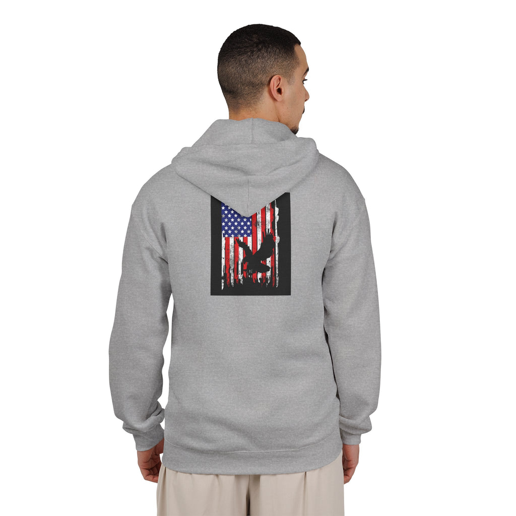 Old Glory Eagle - Full-Zip Hooded Sweatshirt