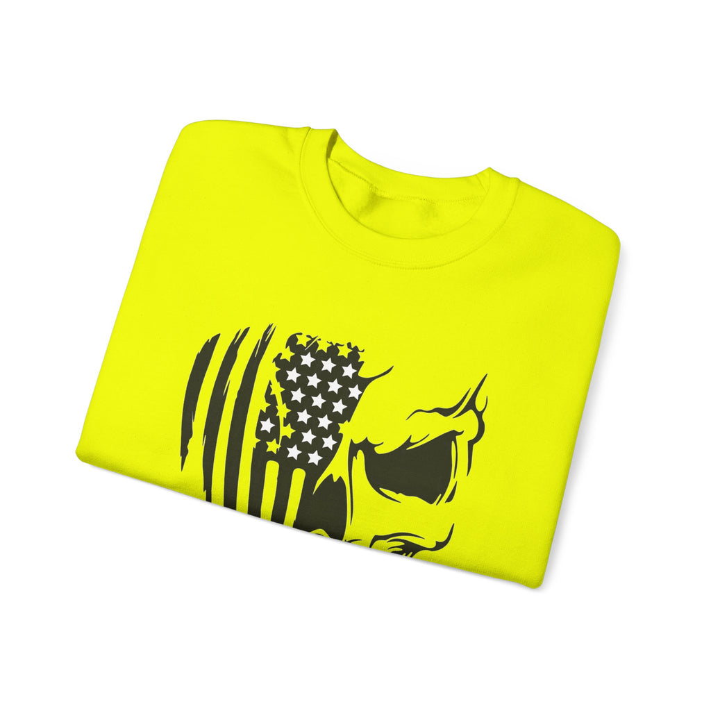 Stars, Stripes & Skulls - Crewneck Sweatshirt