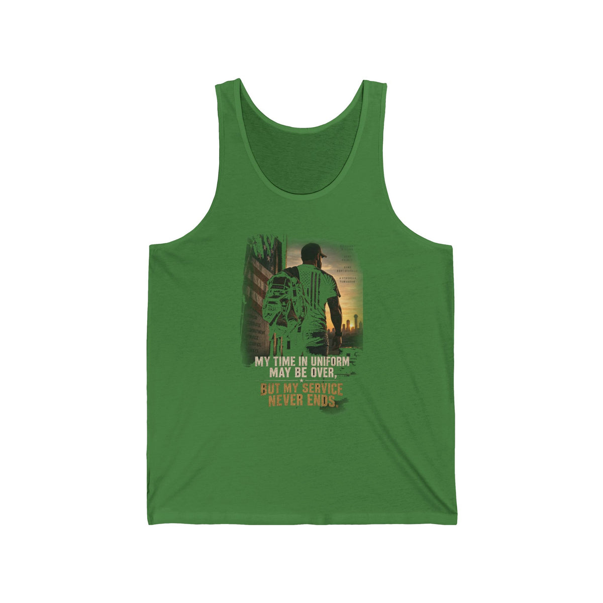 Service Never Ends - Athletic Tank