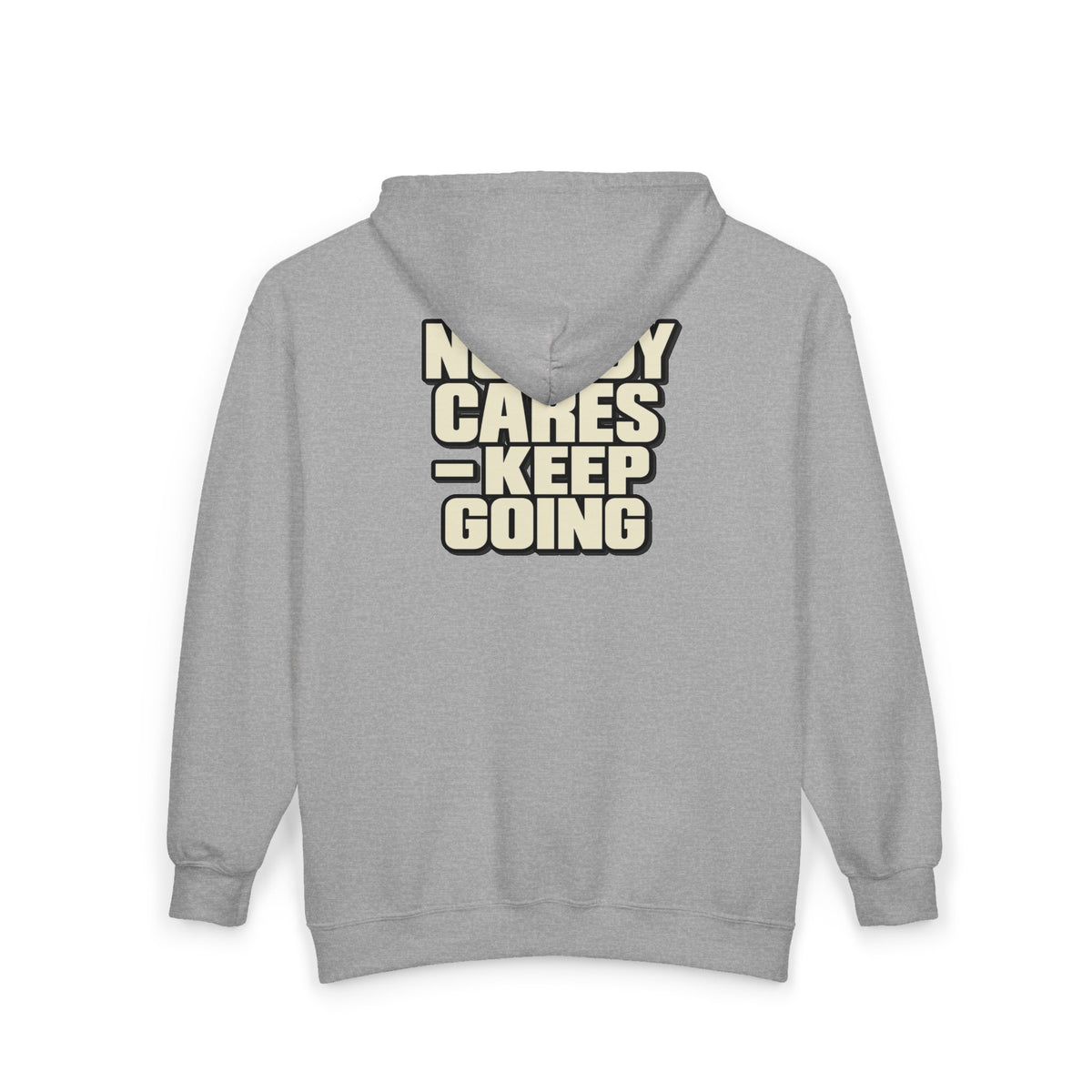 Nobody Cares - Keep Going - Full-Zip Hooded Sweatshirt