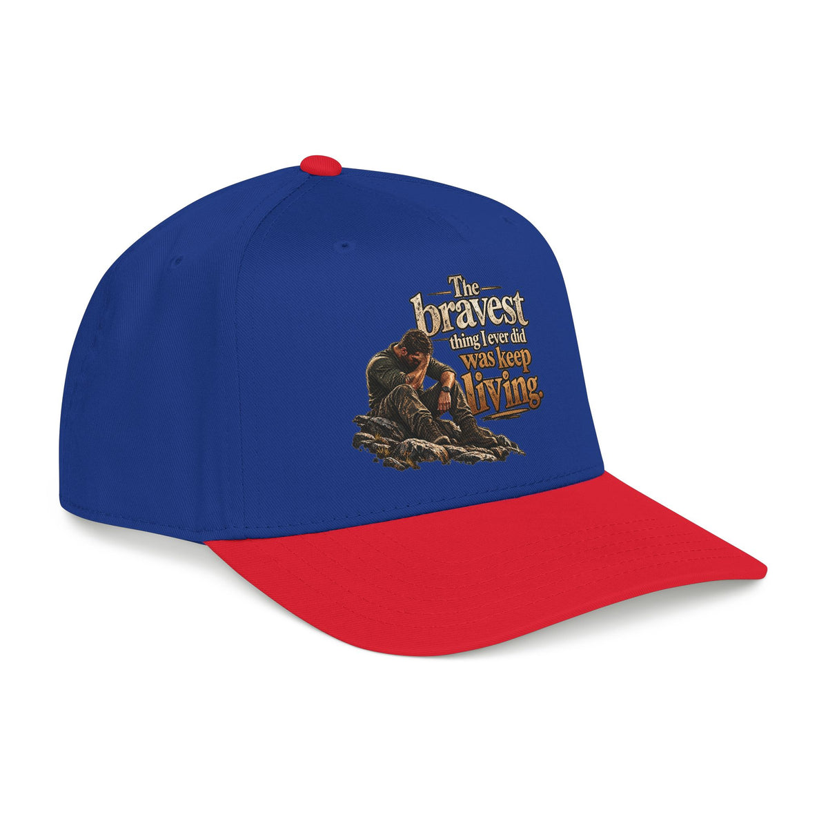 The Bravest Thing I Ever Did Was Keep Living - OTTO Baseball Hat