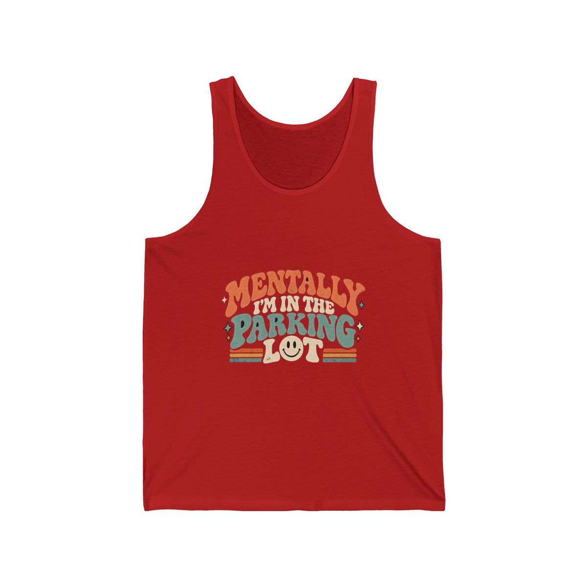 Secretly Plotting Dark Parking - Athletic Tank