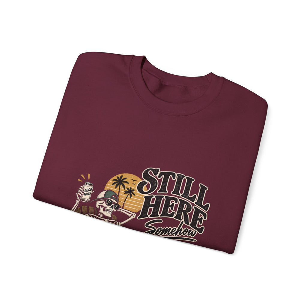 Still Here Somehow - Crewneck Sweatshirt