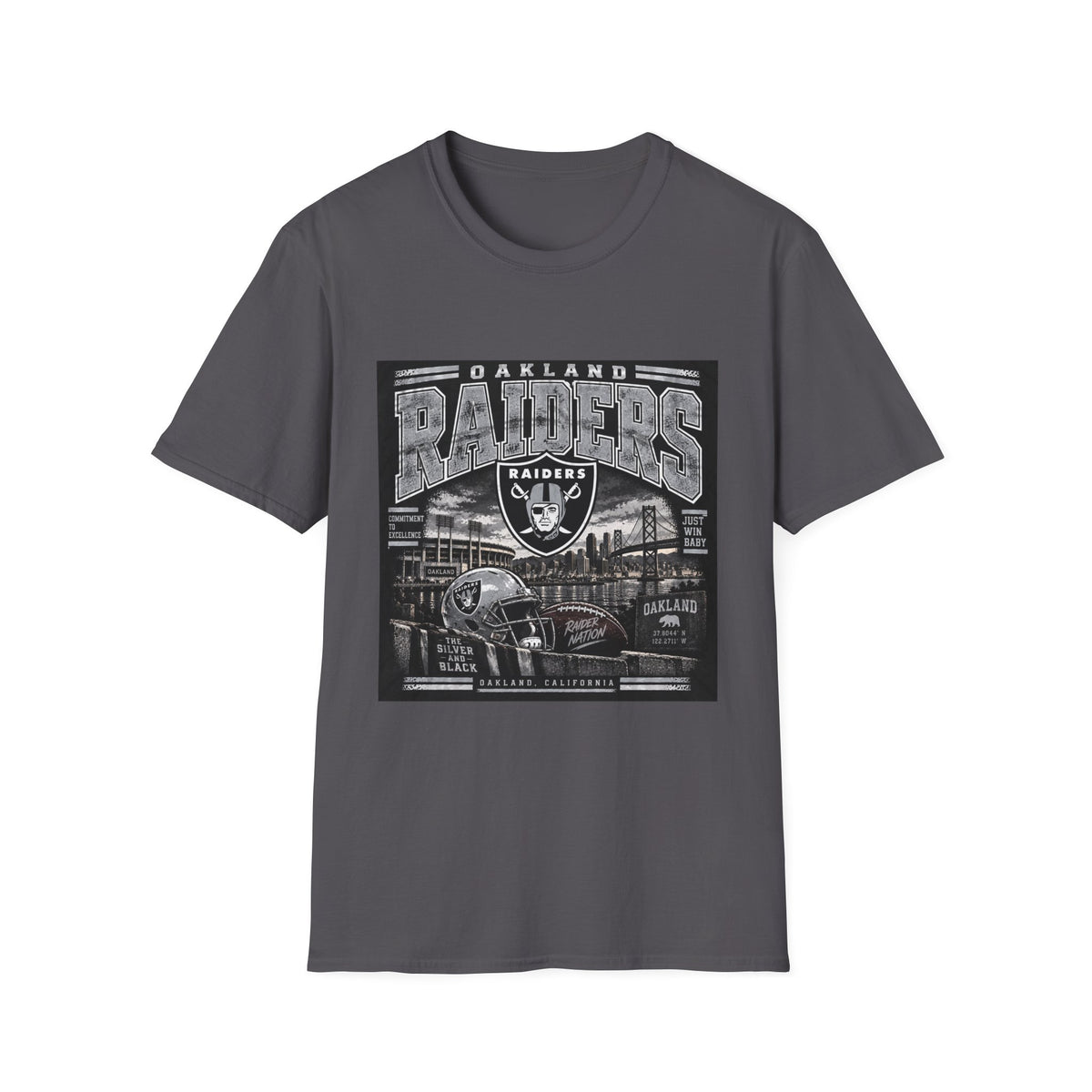 Oakland Raiders Black Heritage - Classic Tee