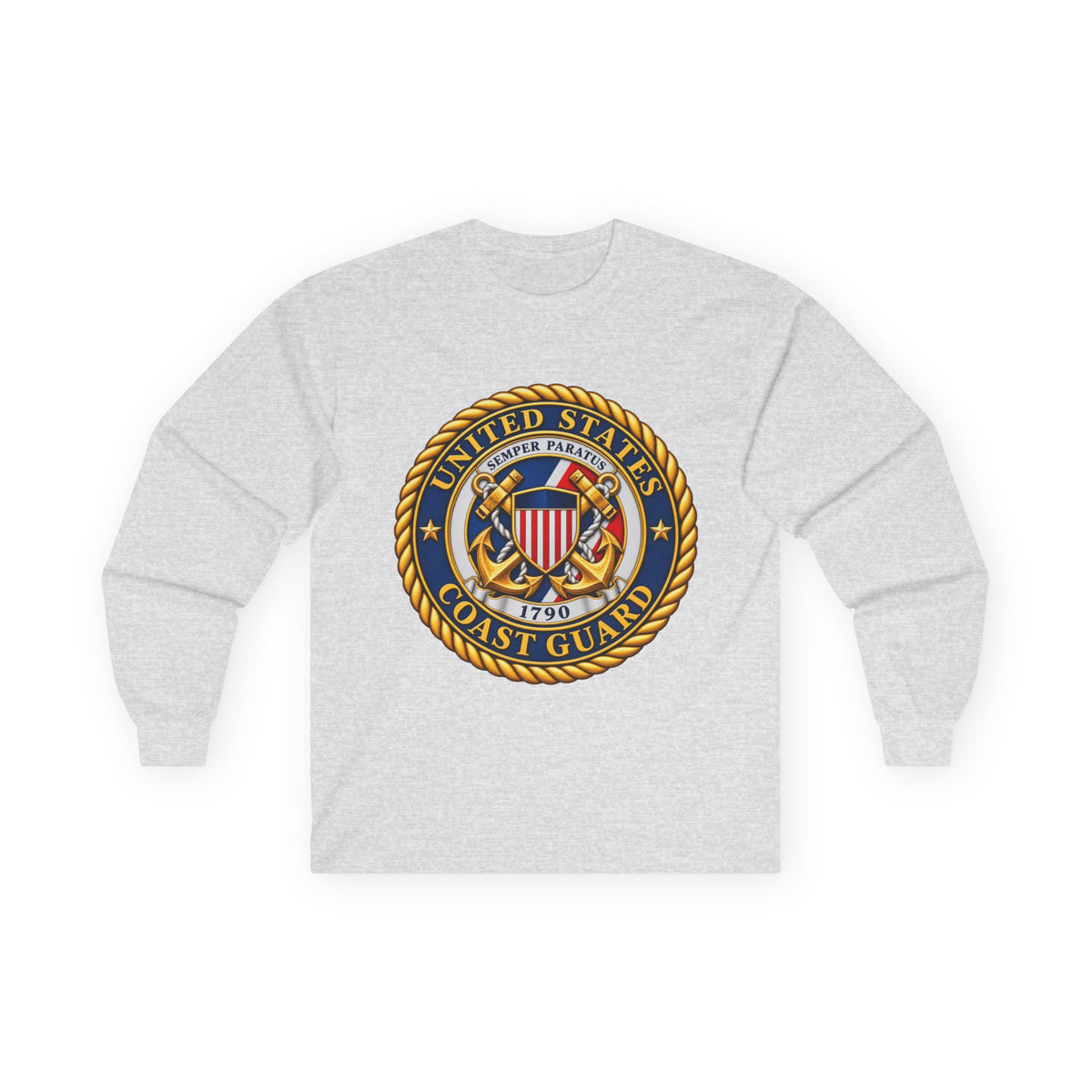 U.S. Coast Guard Emblem - Unisex Ultra Cotton Long Sleeve Tee