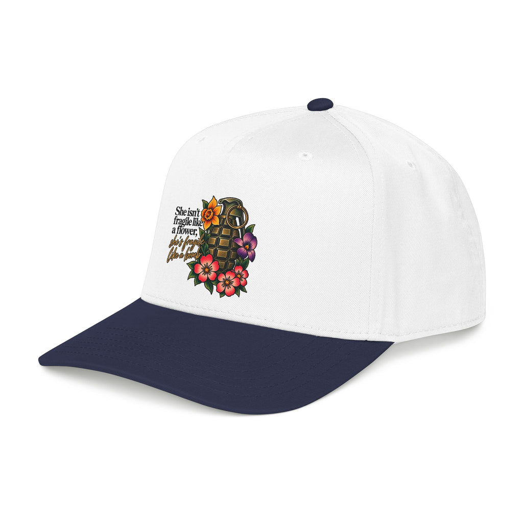 Fragile Like a Bomb - Floral Grenade - OTTO Baseball Hat