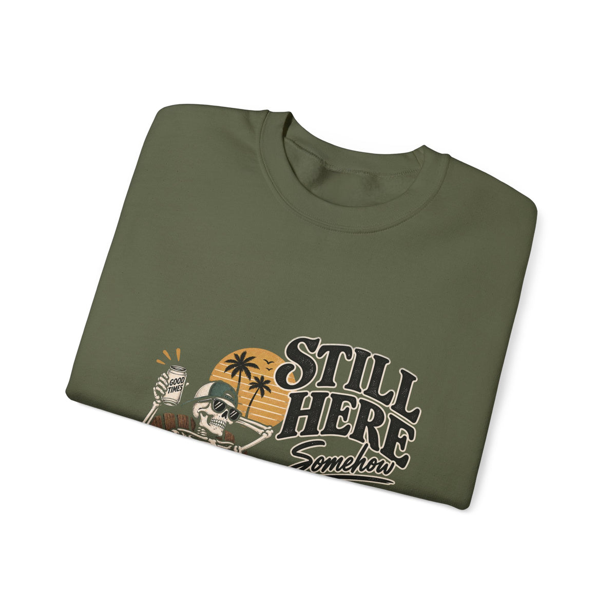 Still Here Somehow - Crewneck Sweatshirt