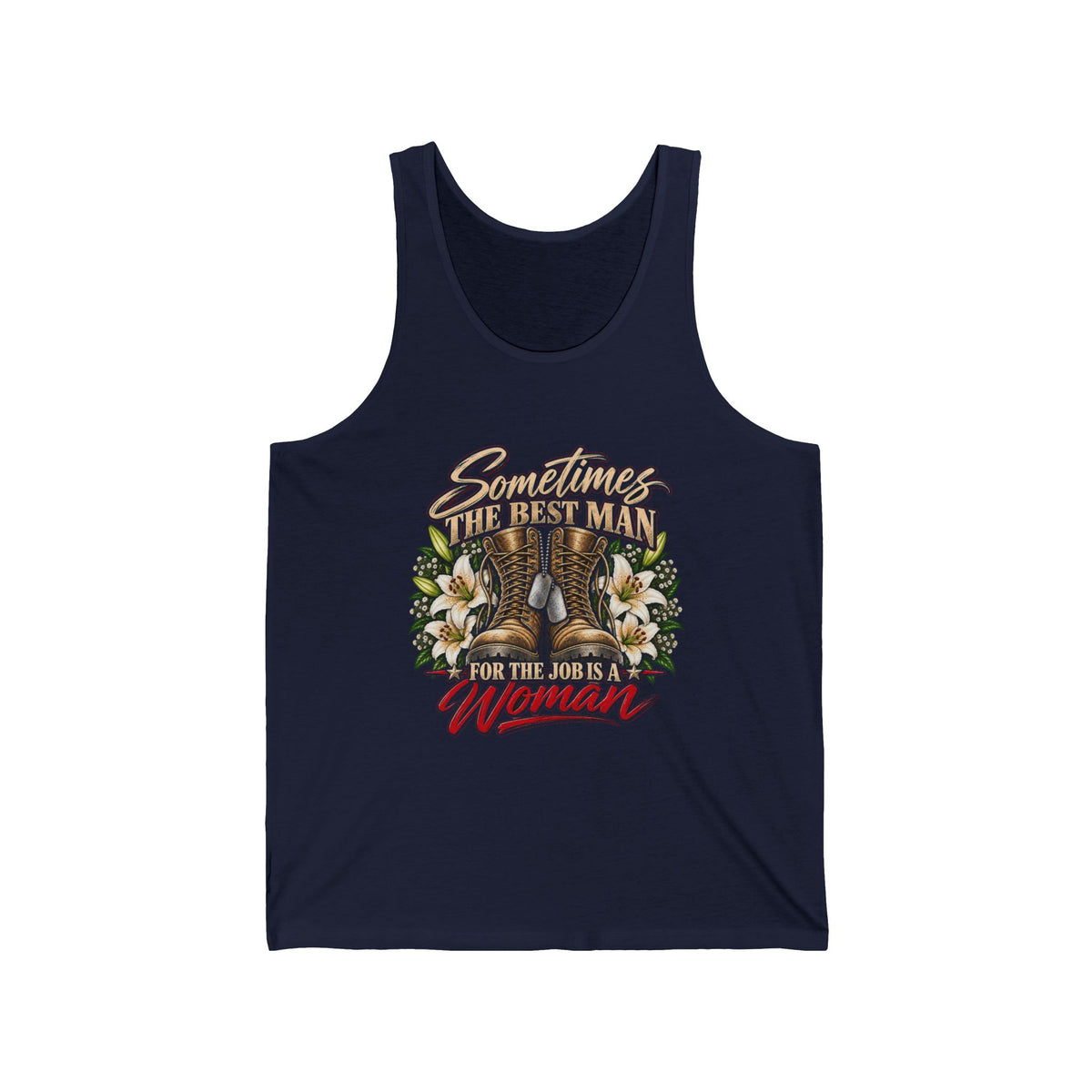 Sometimes Best Man Woman - Athletic Tank