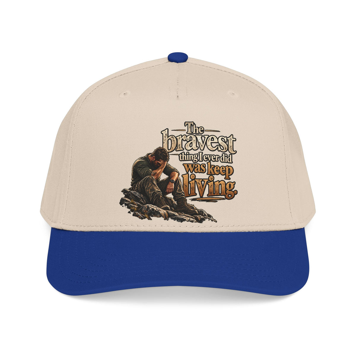 The Bravest Thing I Ever Did Was Keep Living - OTTO Baseball Hat