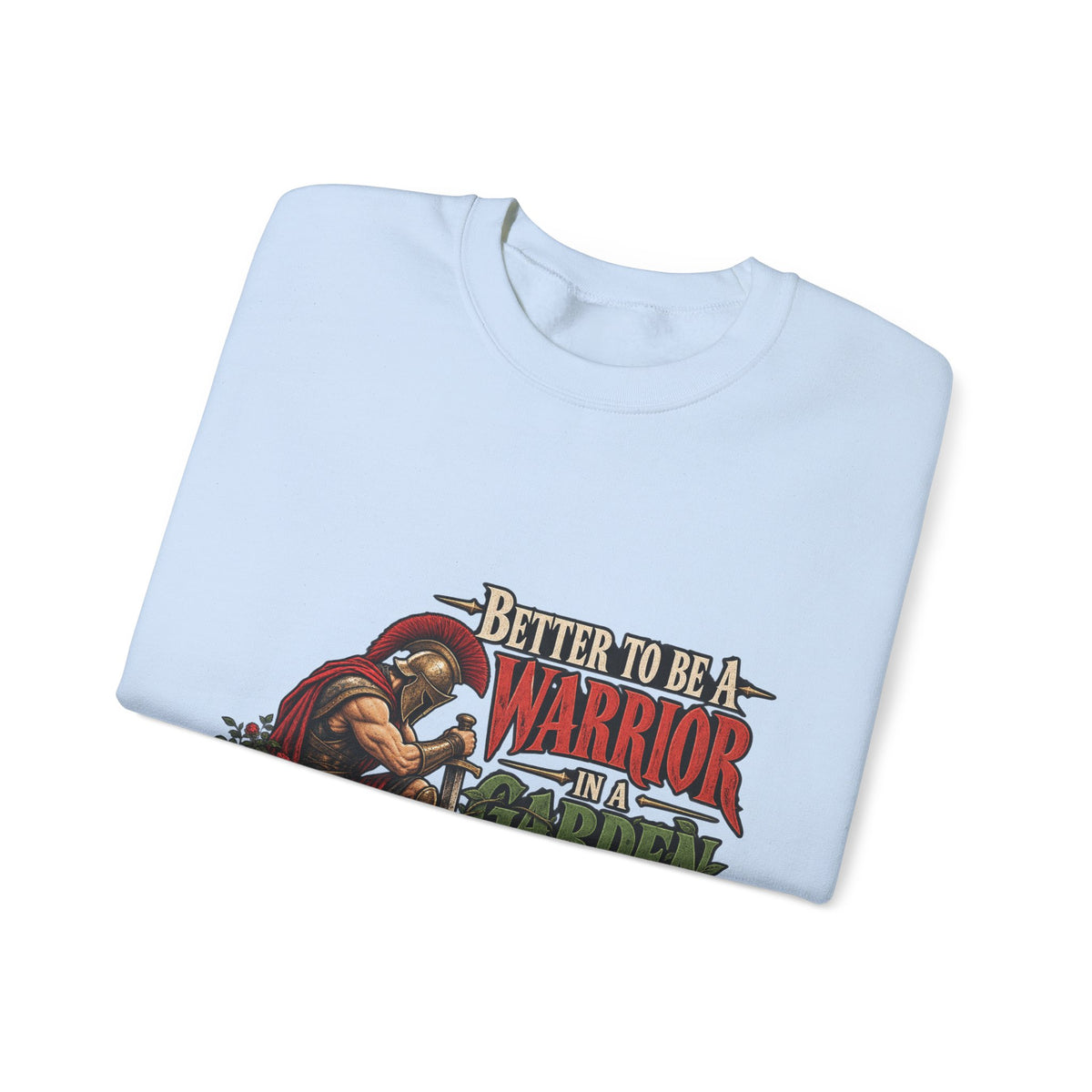 Warrior In A Garden - Crewneck Sweatshirt
