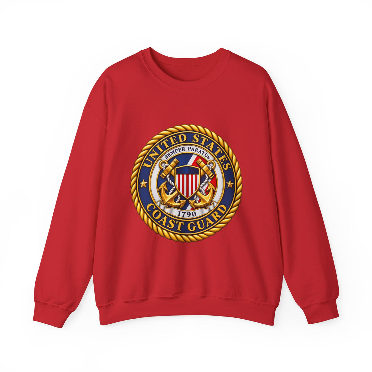 U.S. Coast Guard Emblem - Crewneck Sweatshirt