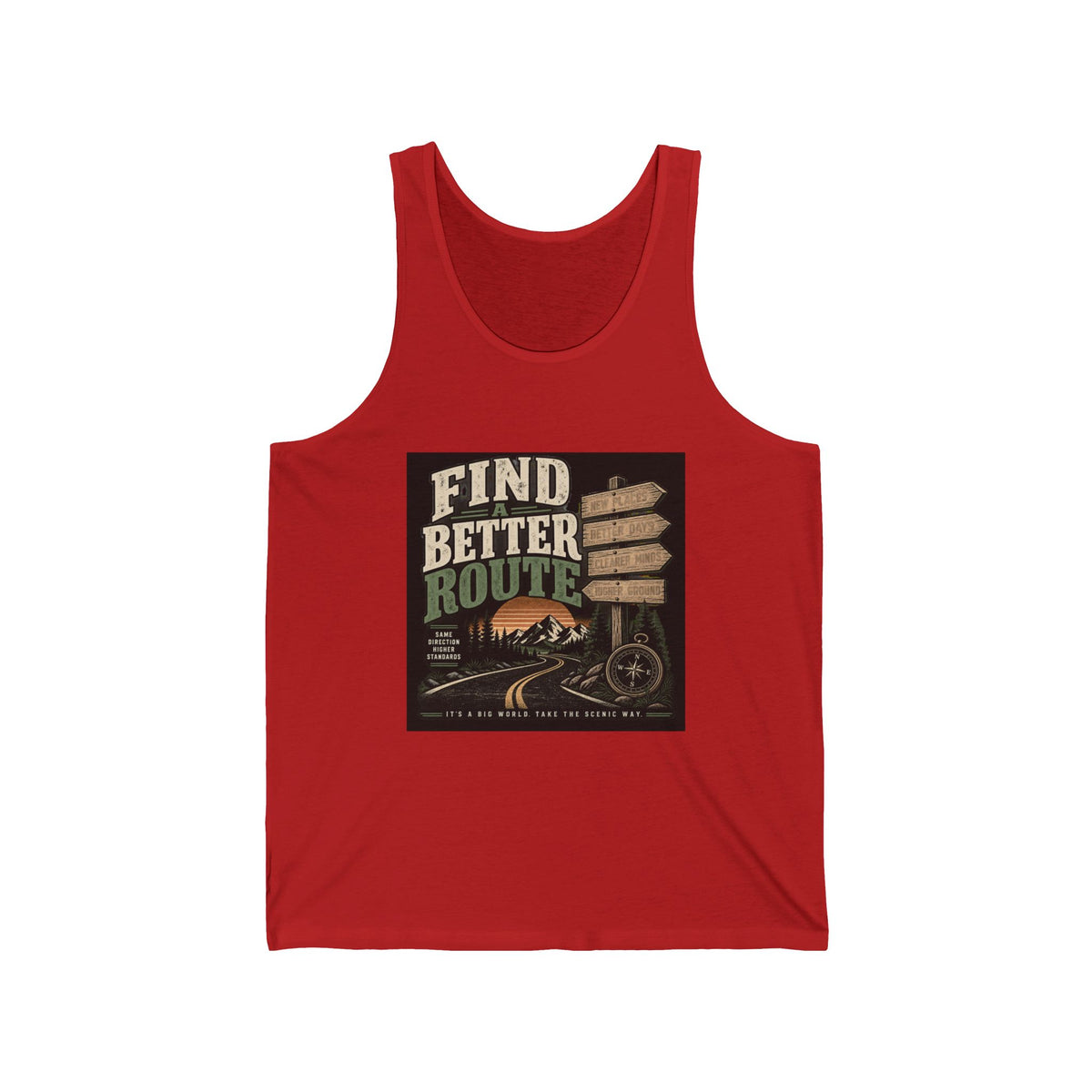 Find A Better Route - Athletic Tank