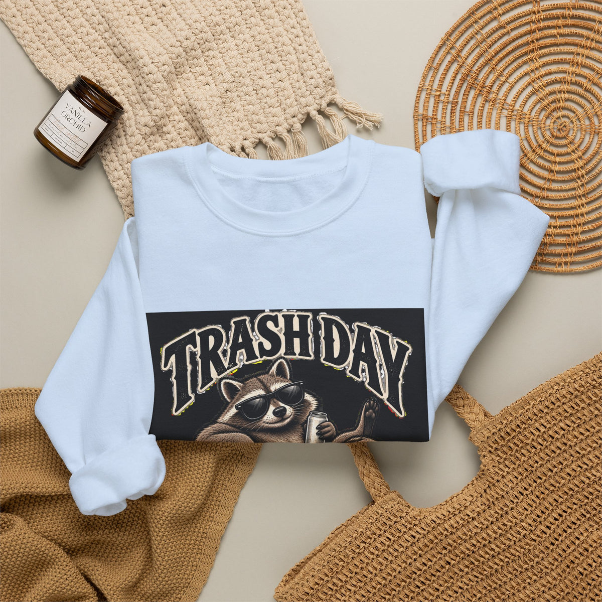 Trash Day Rest Day - Crewneck Sweatshirt