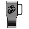 Eagle, Globe & Anchor Emblem - 20oz Insulated Mug